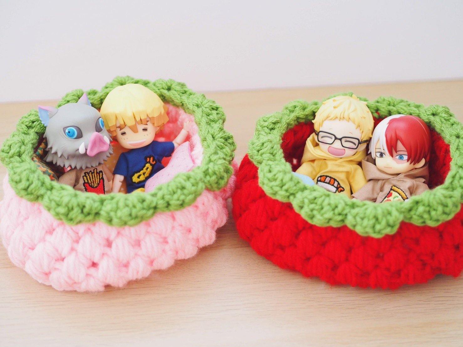 Strawberry Buddy Basket - Moko's Boutique