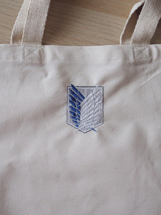 Attack on Titan Scout Regiment Embroidery Totes Bags - Moko's Boutique
