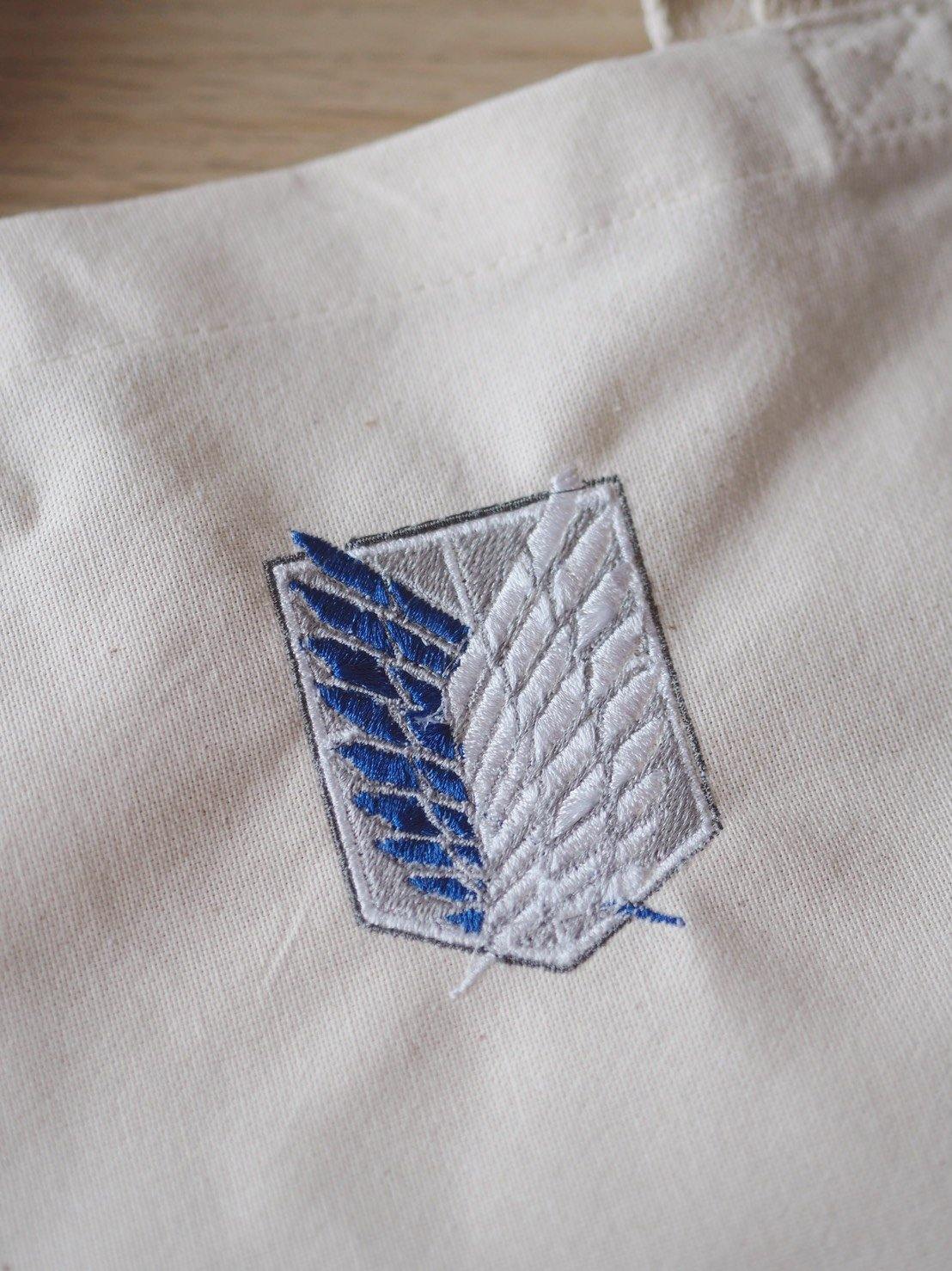 Attack on Titan Scout Regiment Embroidery Totes Bags - Moko's Boutique