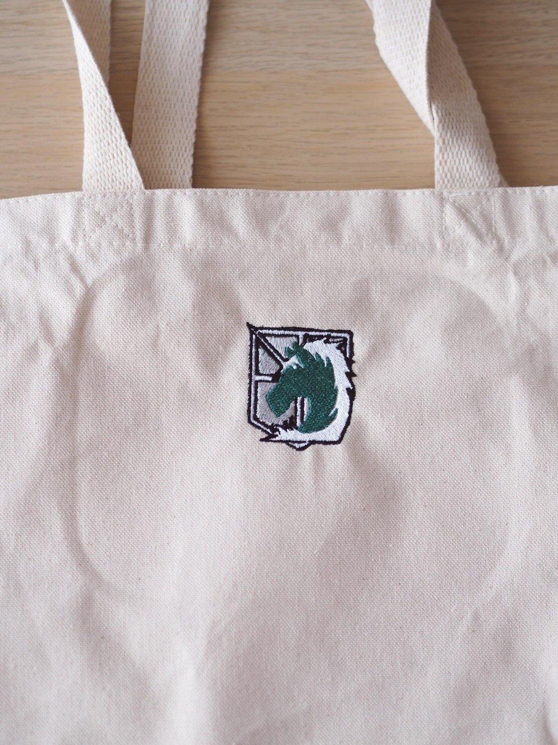 Attack on Titan Scout Regiment Embroidery Totes Bags - Moko's Boutique