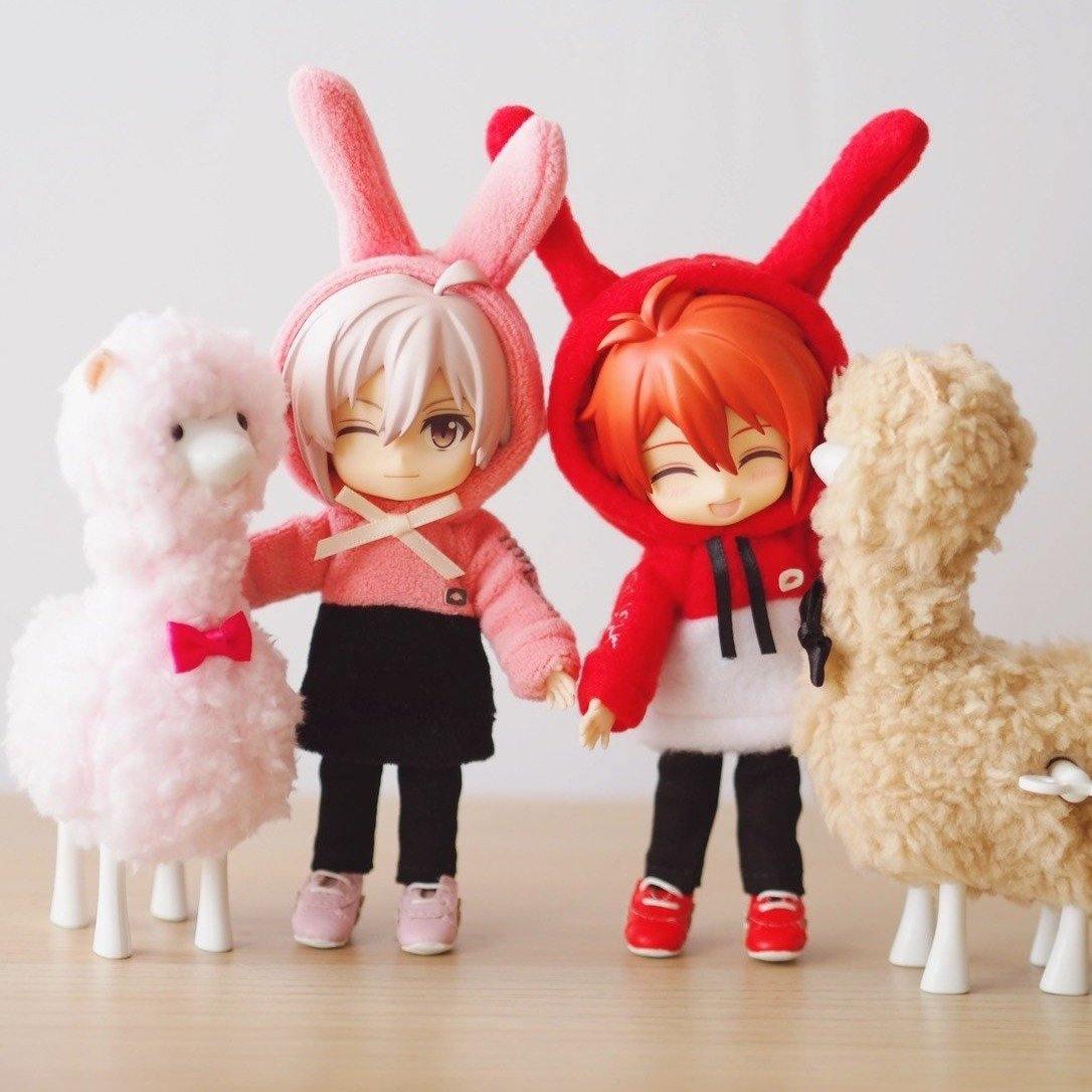 IDOLiSH7 RabbiTube Embroidery Fleece Hoodies - Moko's Boutique