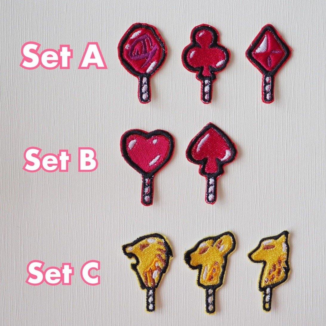 Twisted Wonderland Dormitory Candy Iron On Patches - Moko's Boutique