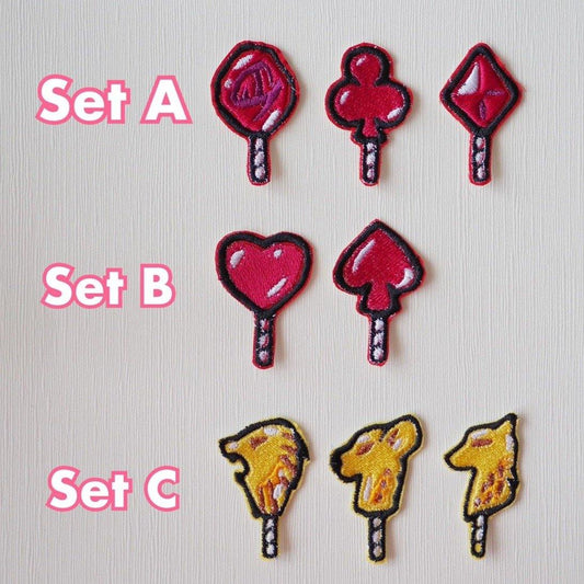 Twisted Wonderland Dormitory Candy Iron On Patches - Moko's Boutique