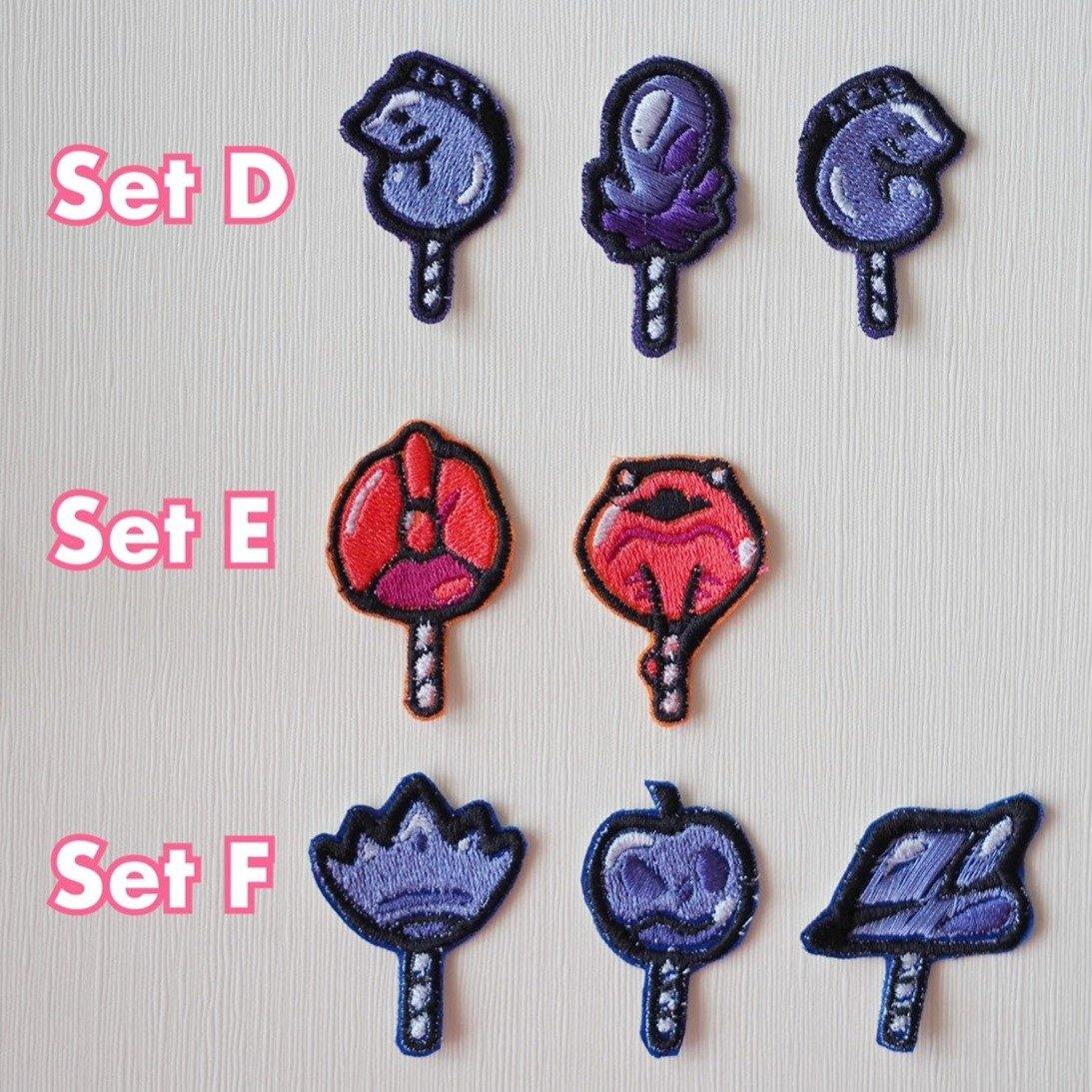 Twisted Wonderland Dormitory Candy Iron On Patches - Moko's Boutique