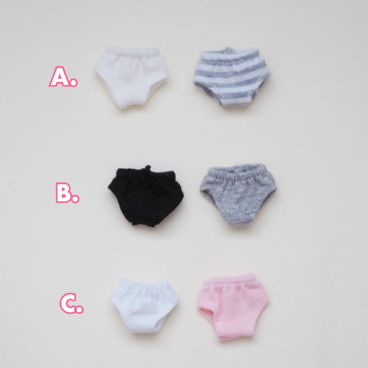 Underwear Sets for Nendoroid Dolls and Obitsu 11 - Moko's Boutique