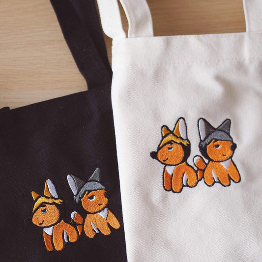Haikyuu!! Anime Embroidery Totes Bags - Moko's Boutique