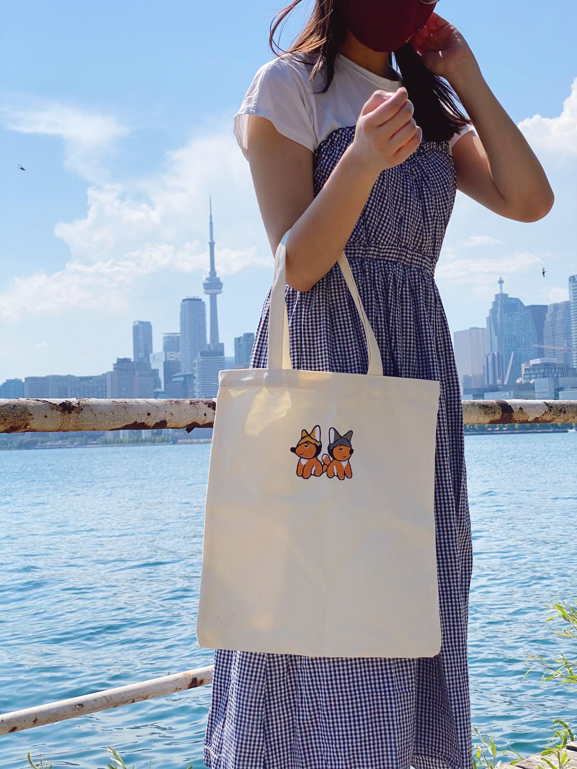 Haikyuu!! Anime Embroidery Totes Bags - Moko's Boutique