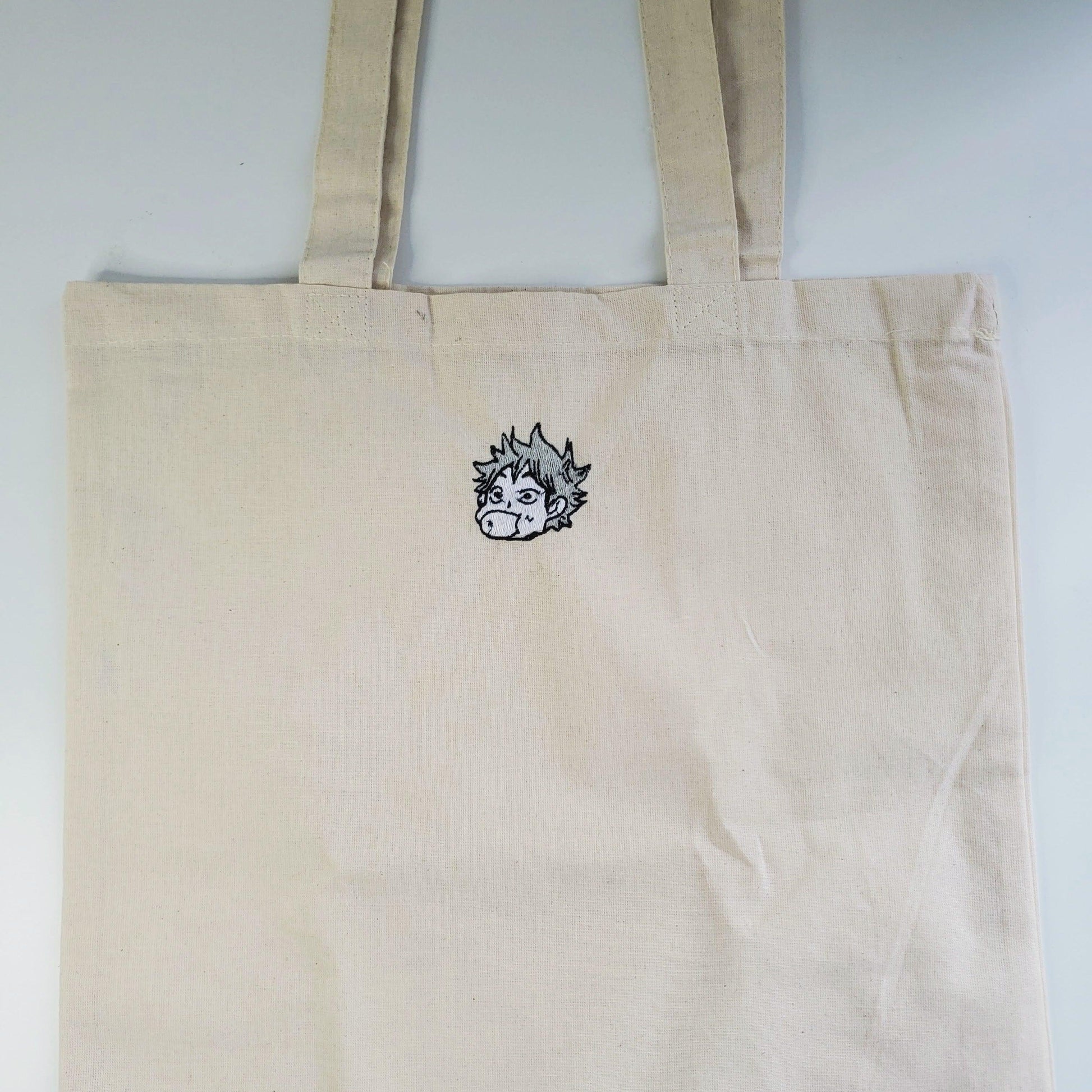 Haikyuu Character Heads Embroidery Totes Bags - Moko's Boutique