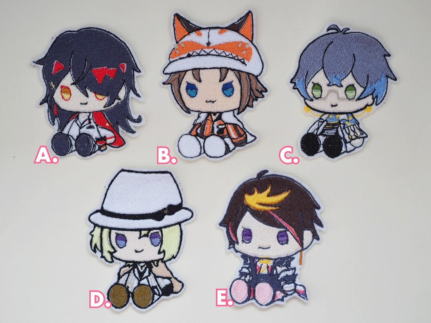 Vtuber Nijisanji Luxiem Embroidery Patch - Moko's Boutique