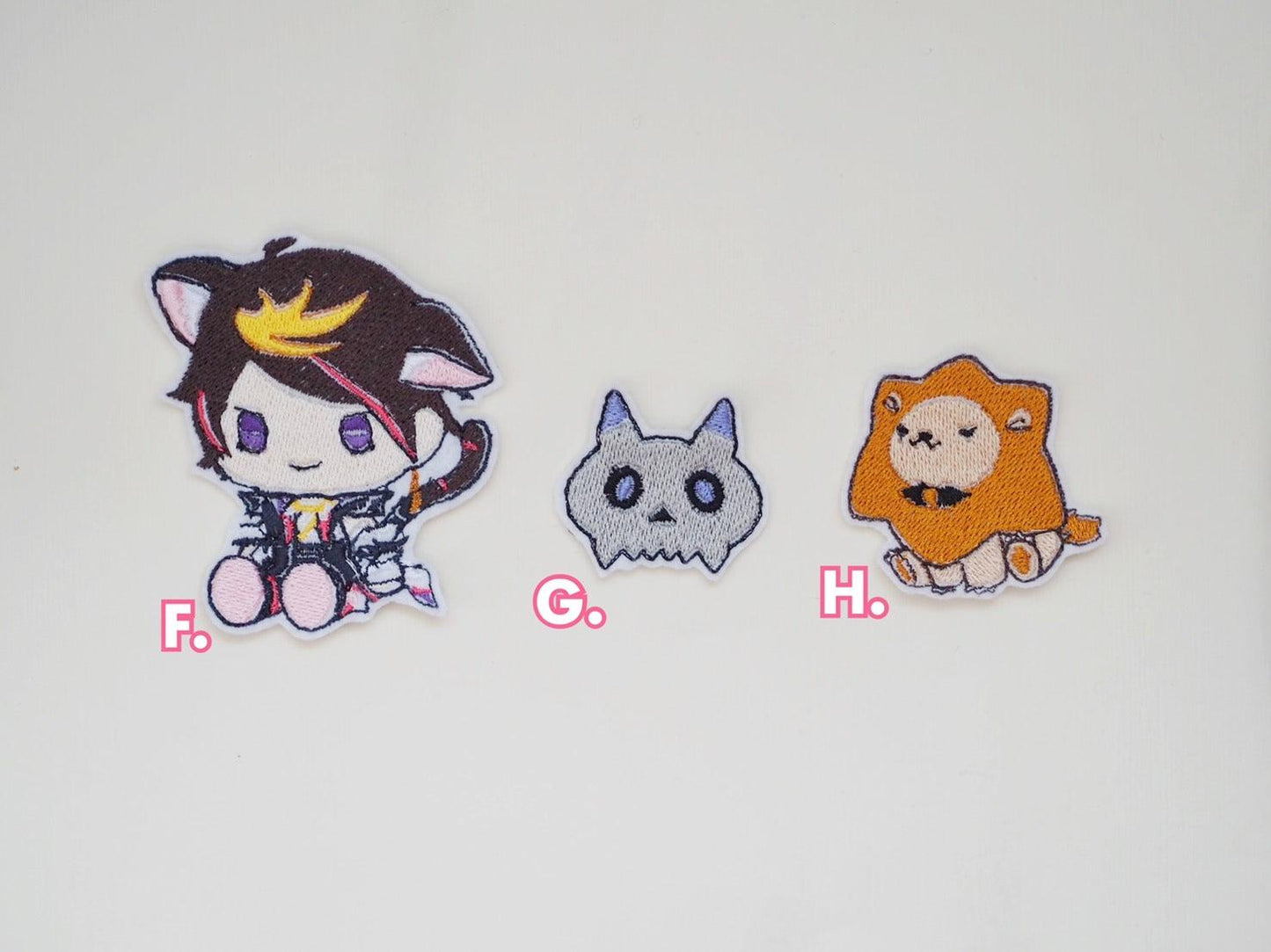 Vtuber Nijisanji Luxiem Embroidery Patch - Moko's Boutique