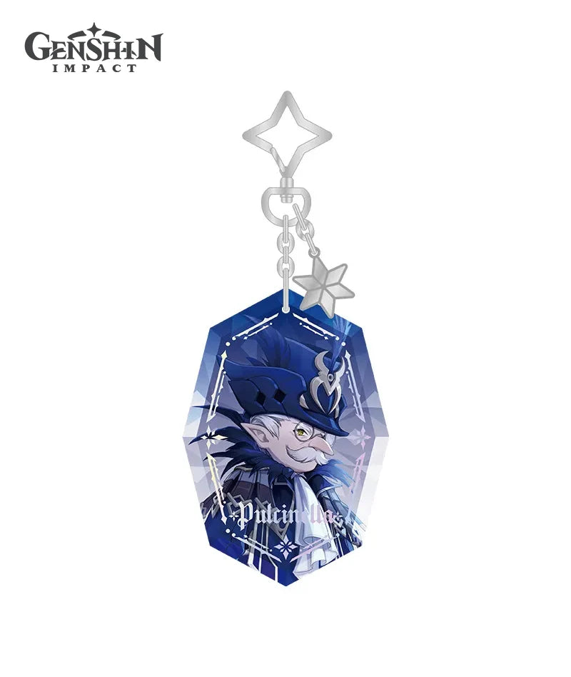 Genshin Impact Snezhnaya Everwinter Without Mercy Can Badge Keychain Preorder