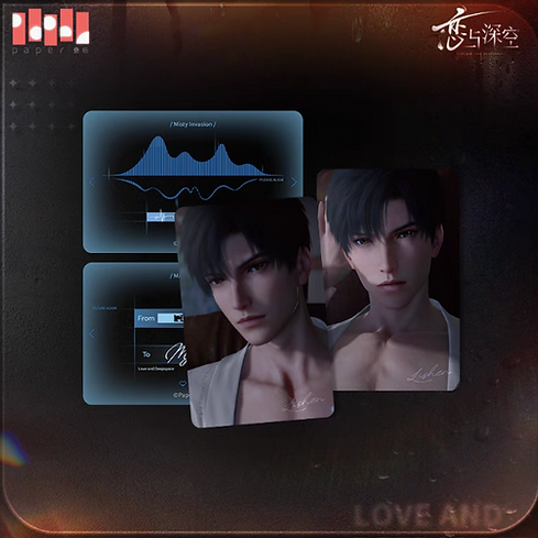 Love and Deepspace Misty Invasion Series Mini Card Set Zayne