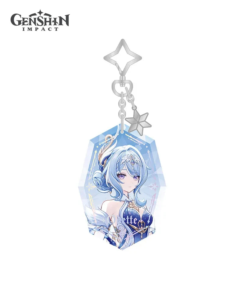Genshin Impact Snezhnaya Everwinter Without Mercy Can Badge Keychain Preorder