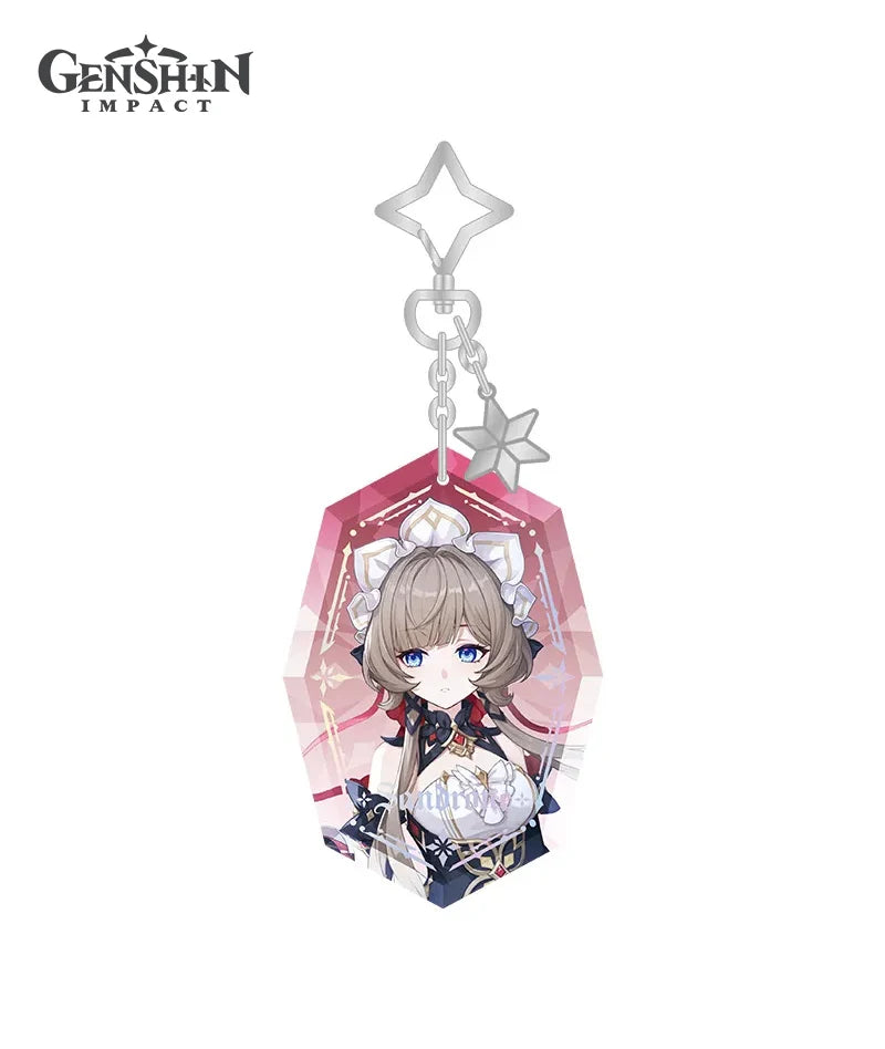 Genshin Impact Snezhnaya Everwinter Without Mercy Can Badge Keychain Preorder
