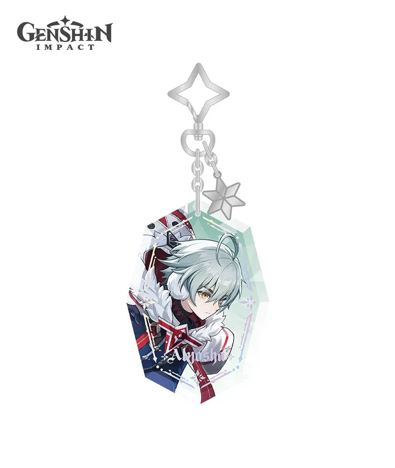 Genshin Impact Snezhnaya Everwinter Without Mercy Can Badge Keychain Preorder