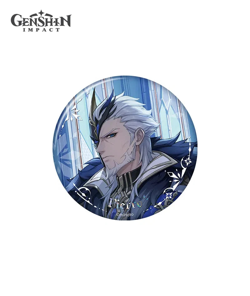 Genshin Impact Snezhnaya Everwinter Without Mercy Can Badge Keychain Preorder