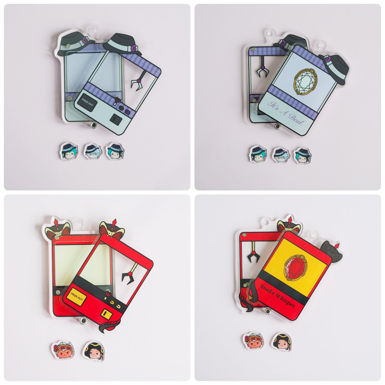 Twst Fan Art Shaker Keychains – Moko's Boutique