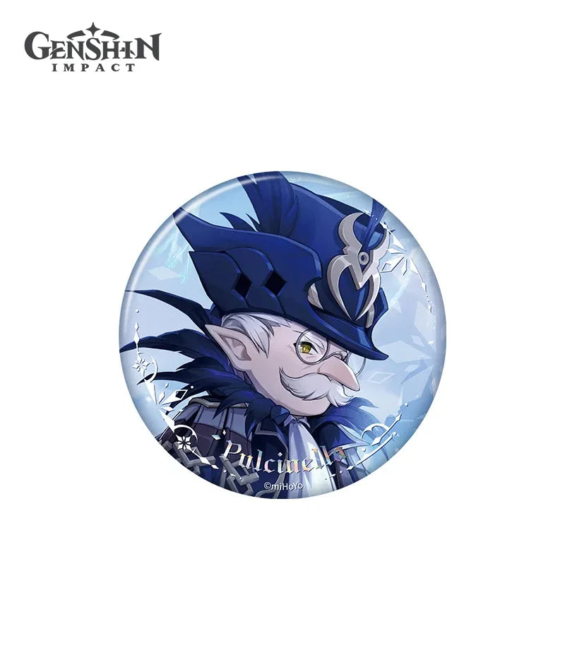 Genshin Impact Snezhnaya Everwinter Without Mercy Can Badge Keychain Preorder