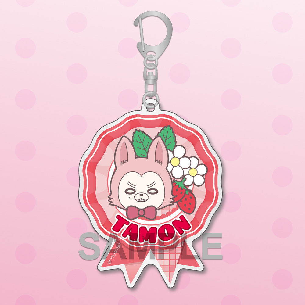 Tamon's B-Side F/ACE CAFE Rosette Style Acrylic Keychain Preorder