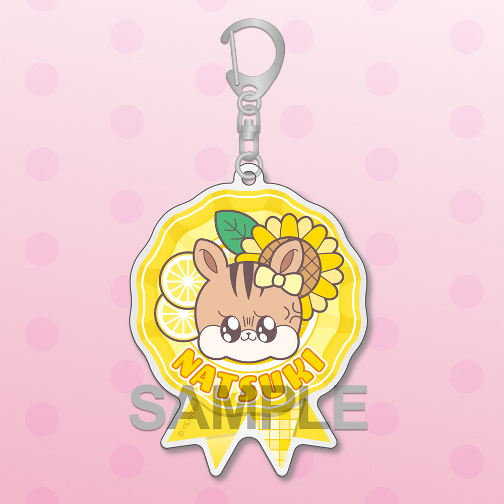 Tamon's B-Side F/ACE CAFE Rosette Style Acrylic Keychain Preorder