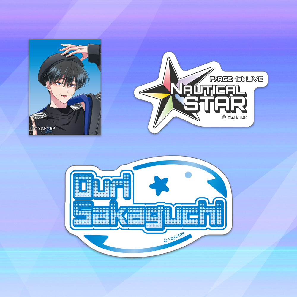 Tamon's B-Side F/ACE FIRST LIVE NAUTICAL STAR Sticker Set (5 Sytles) Preorder