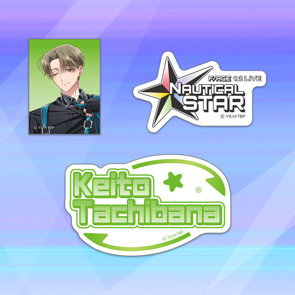 Tamon's B-Side F/ACE FIRST LIVE NAUTICAL STAR Sticker Set (5 Sytles) Preorder