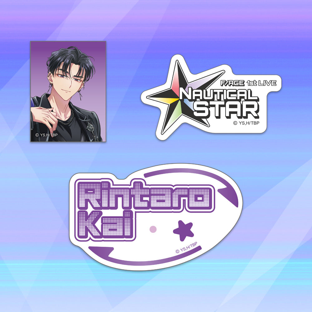 Tamon's B-Side F/ACE FIRST LIVE NAUTICAL STAR Sticker Set (5 Sytles) Preorder
