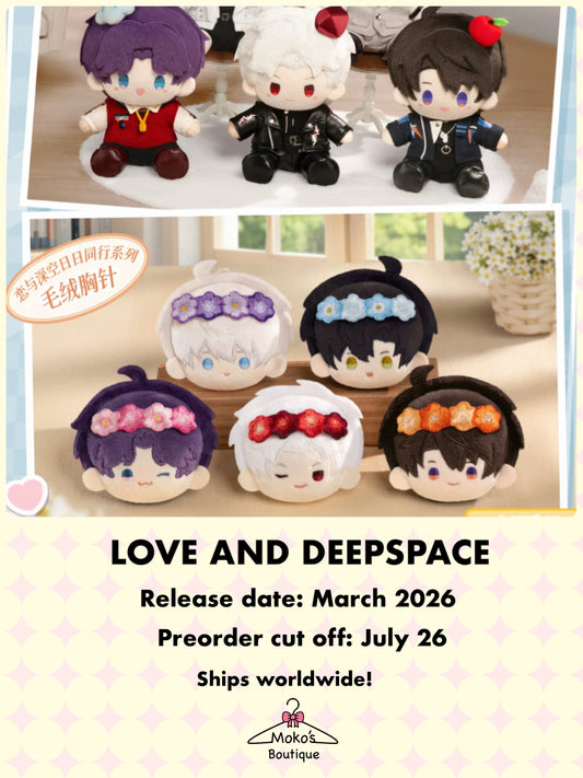 Love and Deepspace Daily Companion Series Plush Brooch Preorder
