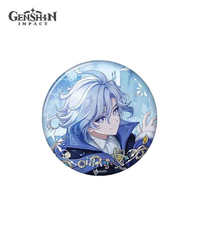 Genshin Impact Snezhnaya Everwinter Without Mercy Can Badge Keychain Preorder