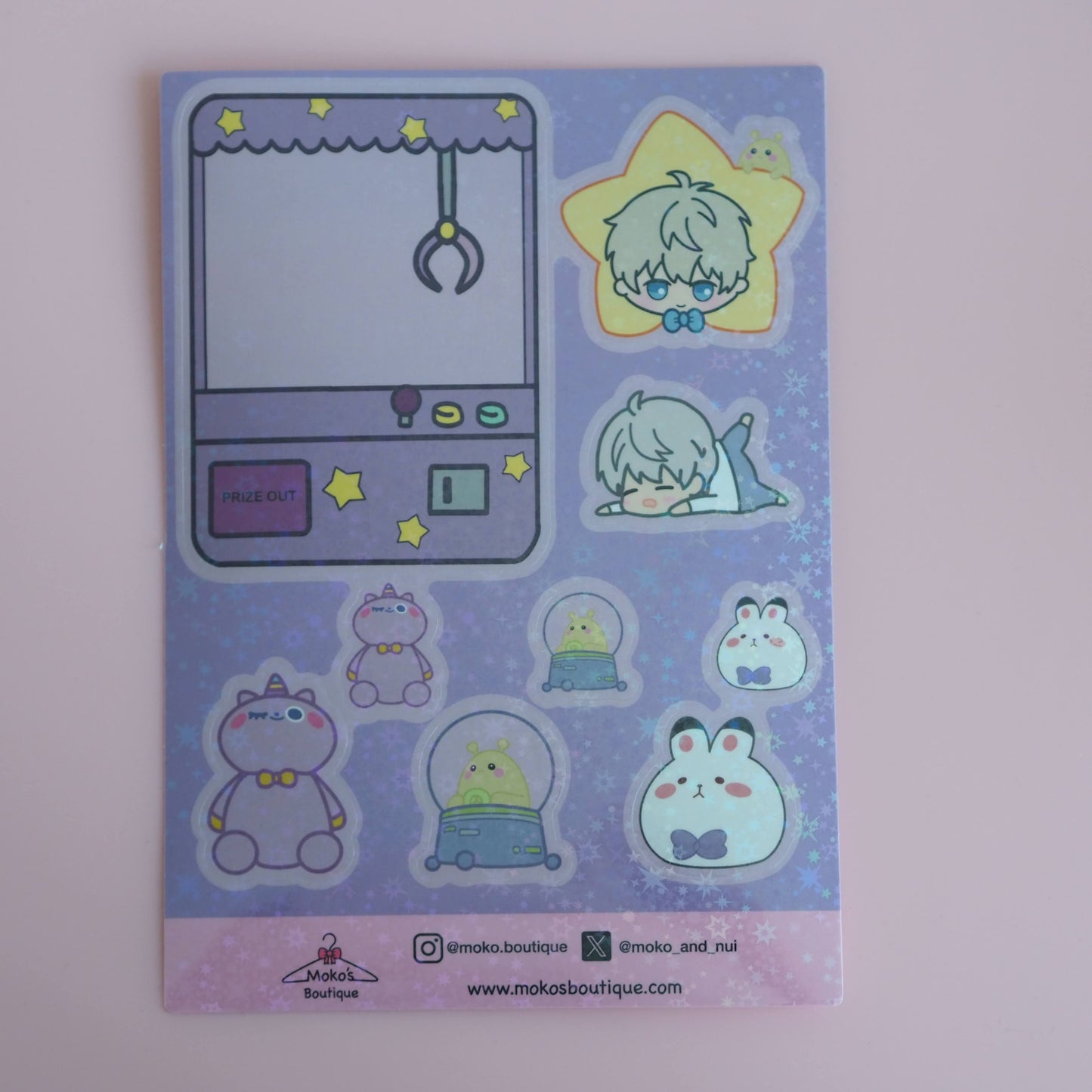 Love and Deepspace Fan Art Sticker Sheet