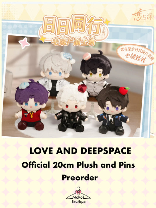 Love and Deepspace Daily Companion Series Dress Up Plush Preorder