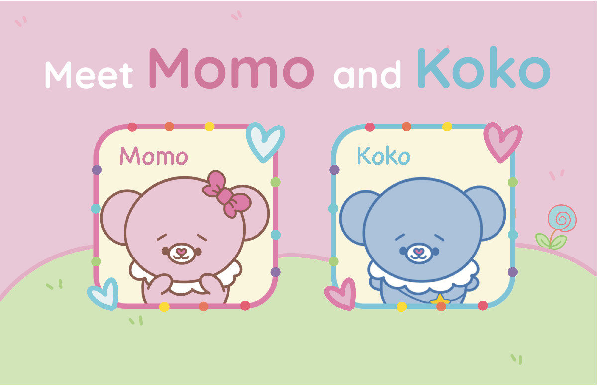 Momo and Koko Plush - Moko's Boutique Mascot
