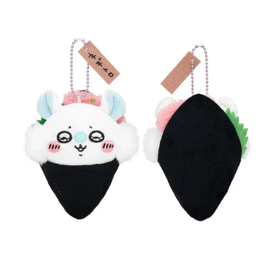 Chikawa Momonga Negitoro Sushi Plush Keychain