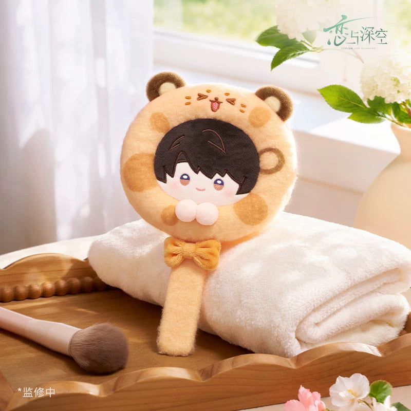 Love and Deepspace Linkon Forest Breath Series Handheld Plush Make Up Mirror Preorder