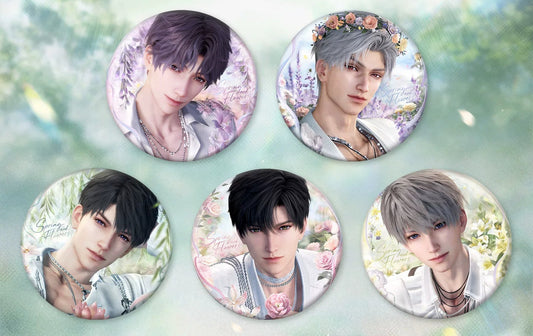 Love and Deepspace Spring and Flower Can Badge Preorder
