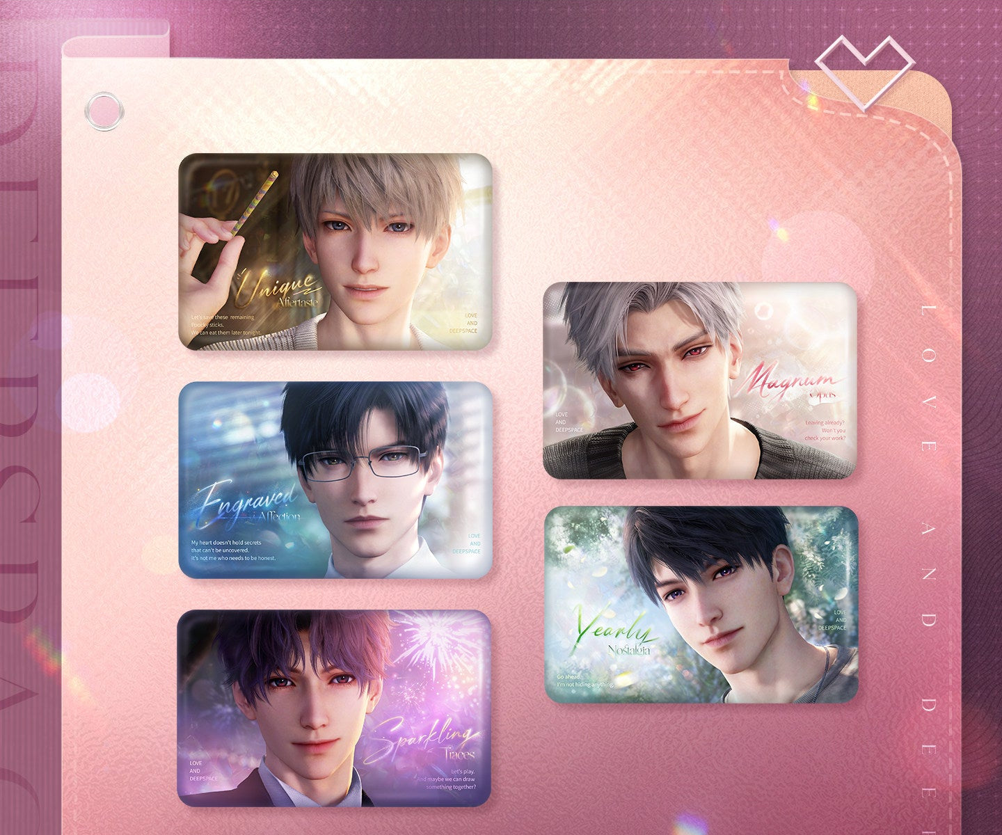 Love and Deepspace Heart's Promise Can Badge Preorder