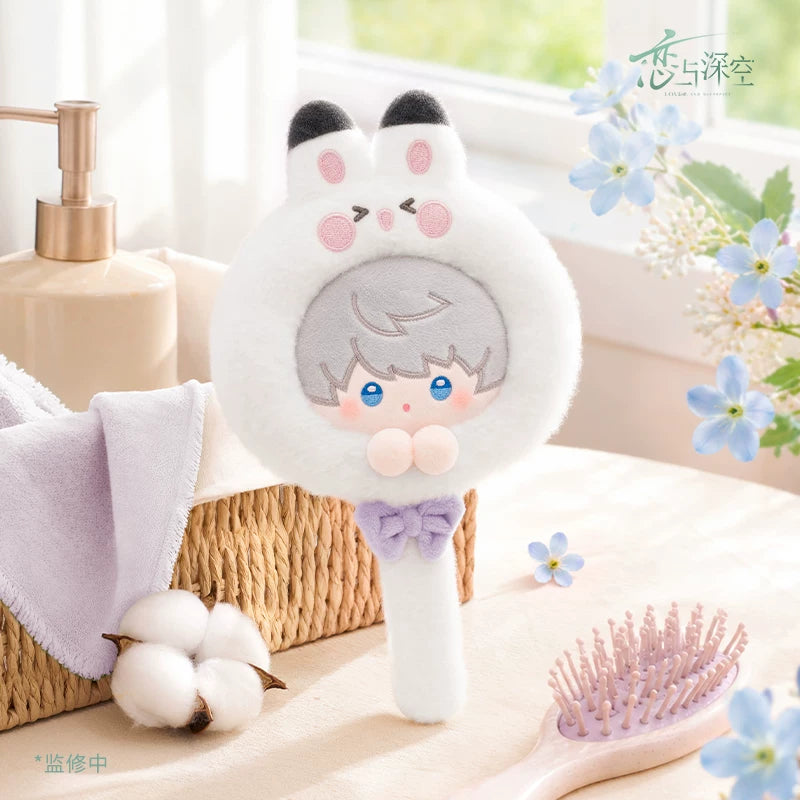 Love and Deepspace Linkon Forest Breath Series Handheld Plush Make Up Mirror Preorder