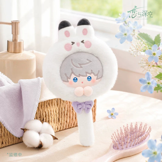 Love and Deepspace Linkon Forest Breath Series Handheld Plush Make Up Mirror Preorder
