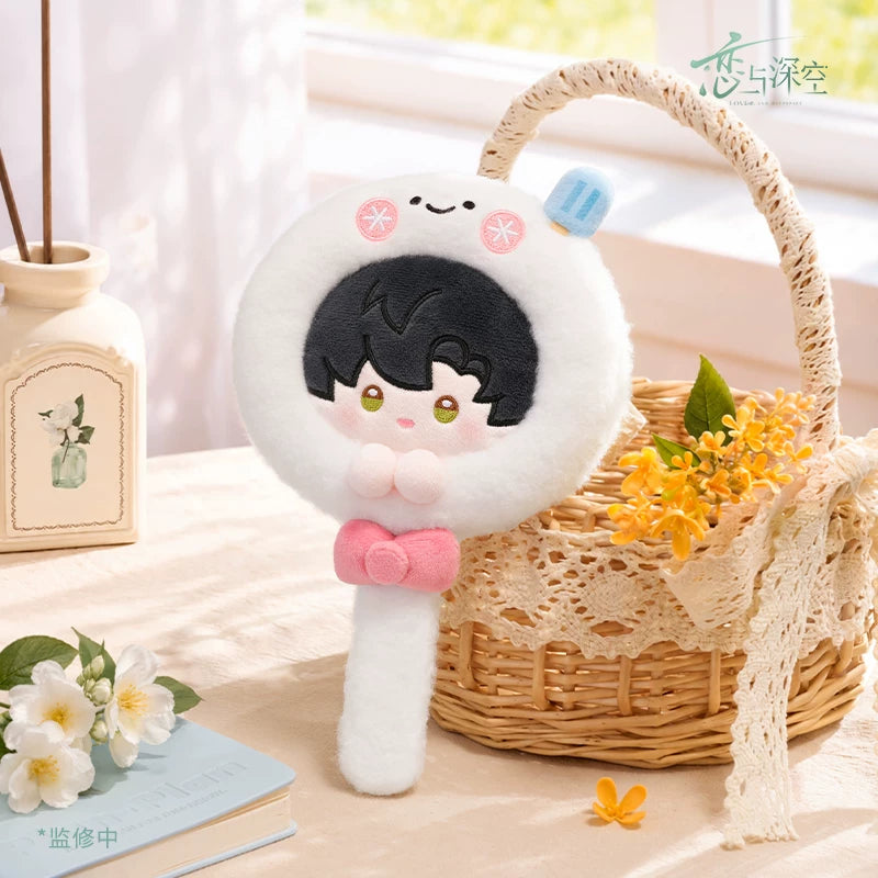 Love and Deepspace Linkon Forest Breath Series Handheld Plush Make Up Mirror Preorder