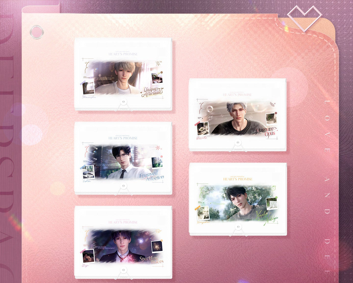 Love and Deepspace Heart's Promise File Folder Preorder