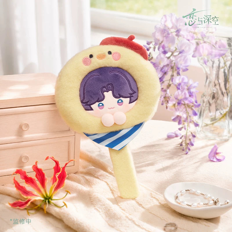 Love and Deepspace Linkon Forest Breath Series Handheld Plush Make Up Mirror Preorder