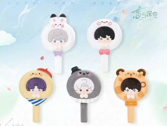 Love and Deepspace Linkon Forest Breath Series Handheld Plush Make Up Mirror Preorder