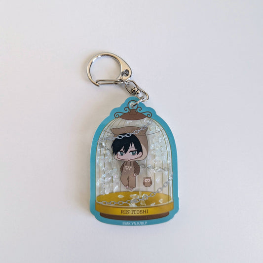 Blue Lock Chara Gem Charm Collection Keychain Rin Itoshi