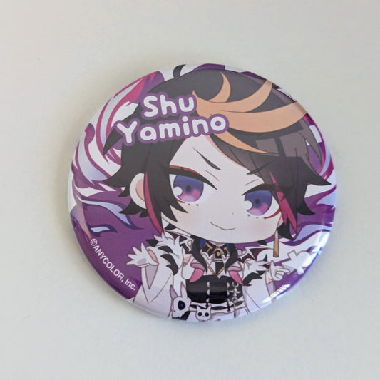 Nijisanji EN Can Badge Pin - Luxiem Shu Yamino