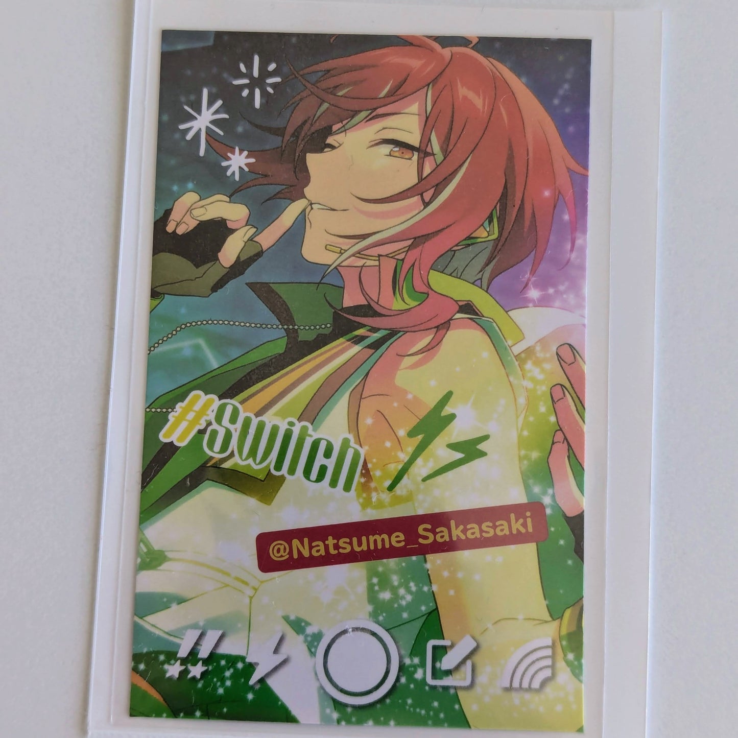 Ensemble Stars Pasha-Colle OFF SHOT Photo card Natsume Sakasaki