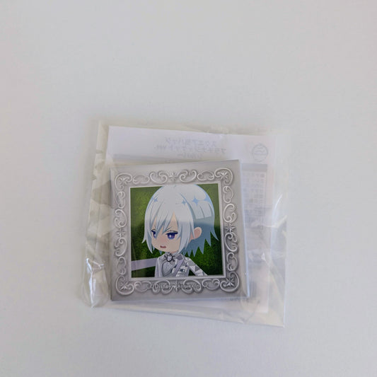 Twisted Wonderland Square Can Badge Platinum Jacket Ver. Silver