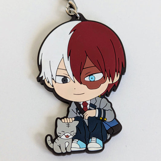 My Hero Academia Rubber Keychain Shoto Todoroki