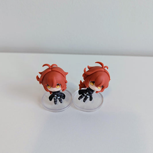 Genshin Impact Diluc Mini Figures Set of 2