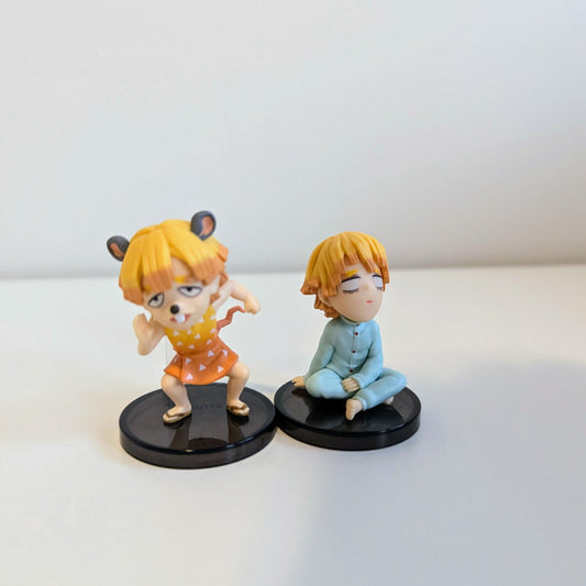 Demon Slayer Zenitsu Agatsuma Mini Figure Set of 2