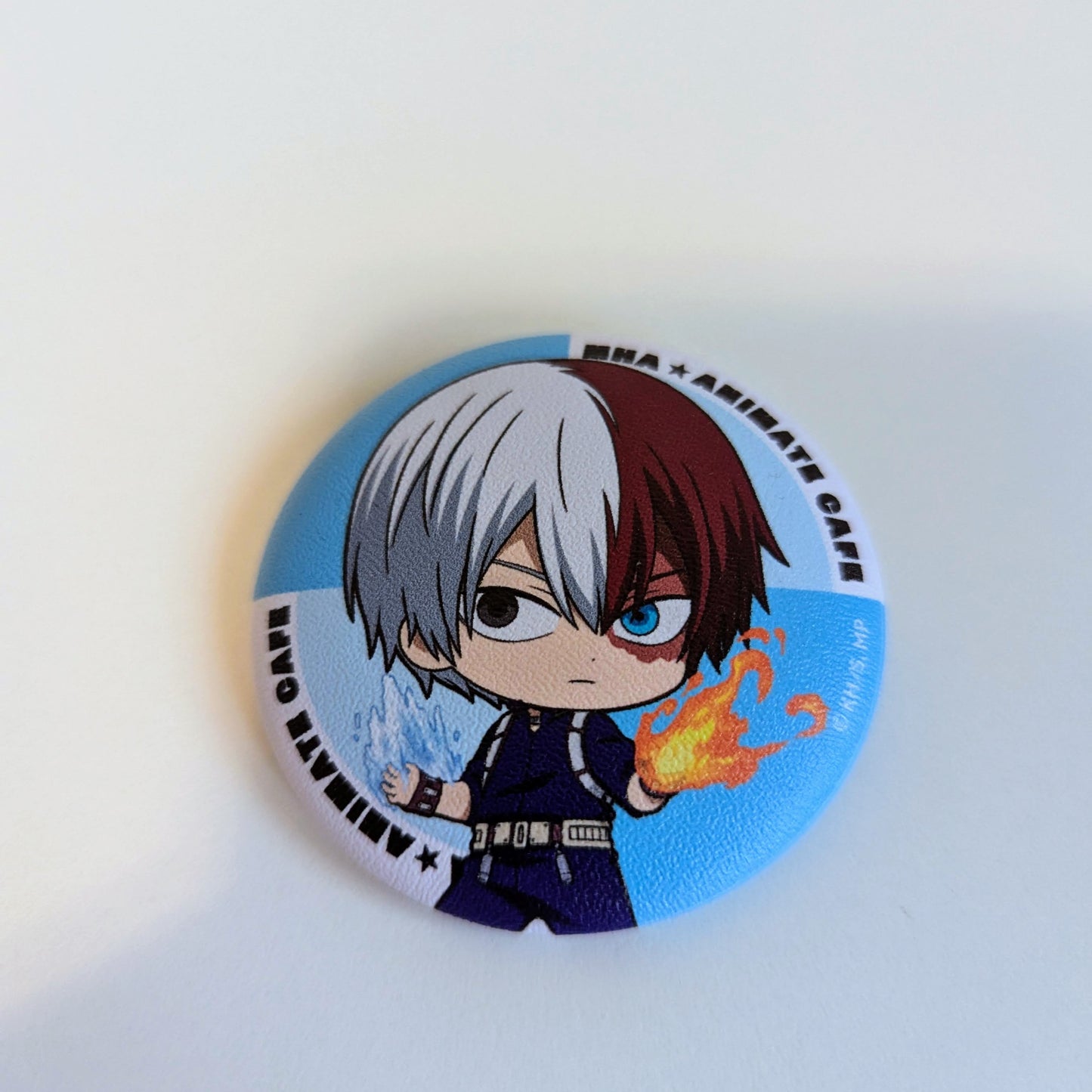 My Hero Academia Animate Cafe Can Badge Button Shoto Todoroki